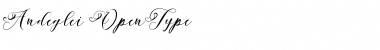 Download Andeglei Regular Font Title Preview