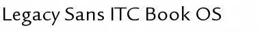 Download Legacy Sans ITC Book Font Title Preview