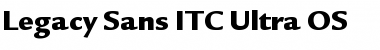 Download Legacy Sans ITC Ultra Font Title Preview