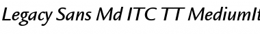 Download Legacy Sans Md ITC TT MediumIta Font Title Preview
