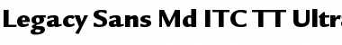 Download Legacy Sans Md ITC TT Ultra Font Title Preview