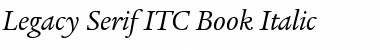 Download Legacy Serif ITC Regular Font Title Preview
