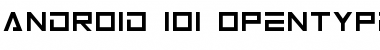 Download Android 101 Regular Font Title Preview