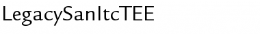 Download LegacySanItcTEE Regular Font Title Preview