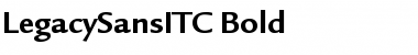 Download LegacySansITC Bold Font Title Preview