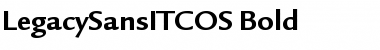 Download LegacySansITCOS Bold Font Title Preview
