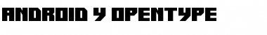 Download Android y Regular Font Title Preview