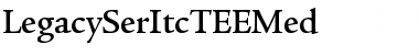 Download LegacySerItcTEEMed Regular Font Title Preview