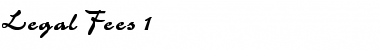 Download Legal Fees 1 Bold Font Title Preview