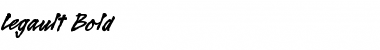 Download Legault Bold Font Title Preview