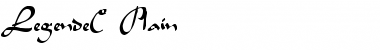 Download LegendeC Normal Font Title Preview