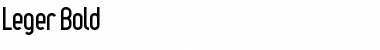 Download Leger Bold Font Title Preview