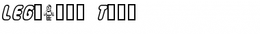 Download LEGothic Type Font Title Preview