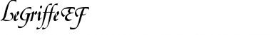 Download LeGriffeEF Regular Font Title Preview Download LeGriffeEF Regular Font Title Preview