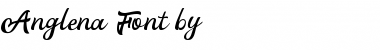 Download Anglena Regular Font Title Preview
