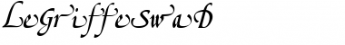 Download LeGriffeSwaD Regular Font Title Preview