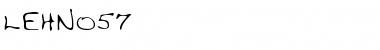 Download LEHN057 Regular Font Title Preview