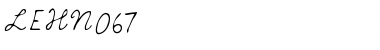 Download LEHN067 Regular Font Title Preview