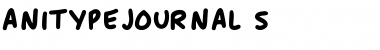 Download Anitype Journal 5 Font Title Preview