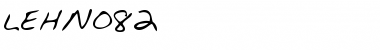 Download LEHN082 Regular Font Title Preview