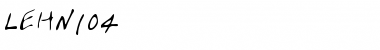 Download LEHN104 Regular Font Title Preview