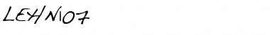 Download LEHN107 Regular Font Title Preview