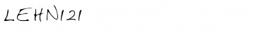 Download LEHN121 Regular Font Title Preview