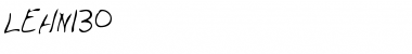 Download LEHN130 Regular Font Title Preview