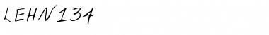 Download LEHN134 Regular Font Title Preview