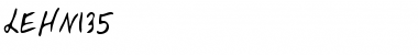 Download LEHN135 Regular Font Title Preview
