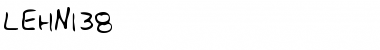 Download LEHN138 Regular Font Title Preview
