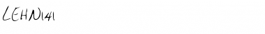 Download LEHN141 Regular Font Title Preview