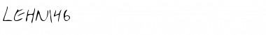 Download LEHN146 Regular Font Title Preview
