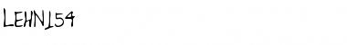 Download LEHN154 Regular Font Title Preview