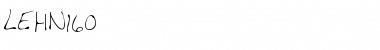 Download LEHN160 Regular Font Title Preview