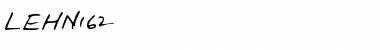 Download LEHN162 Regular Font Title Preview