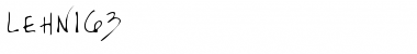 Download LEHN163 Regular Font Title Preview