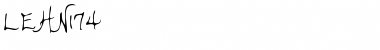 Download LEHN174 Regular Font Title Preview