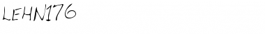 Download LEHN176 Regular Font Title Preview