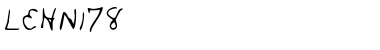 Download LEHN178 Regular Font Title Preview