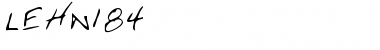 Download LEHN184 Regular Font Title Preview