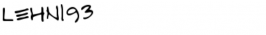 Download LEHN193 Regular Font Title Preview