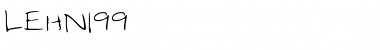 Download LEHN199 Regular Font Title Preview
