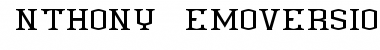 Download Anthony Demoversion Regular Font Title Preview