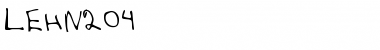 Download LEHN204 Regular Font Title Preview