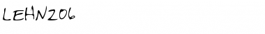 Download LEHN206 Regular Font Title Preview