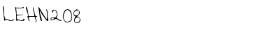 Download LEHN208 Regular Font Title Preview