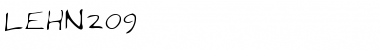 Download LEHN209 Regular Font Title Preview