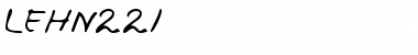 Download LEHN221 Regular Font Title Preview