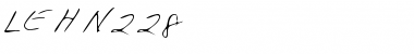 Download LEHN228 Regular Font Title Preview
